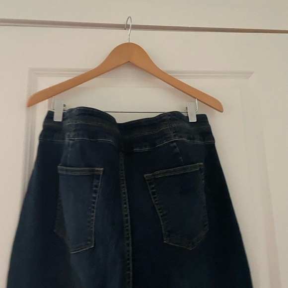 Free People We the Free Crvy Lace Up High Rise Jeans - Picture 5 of 8